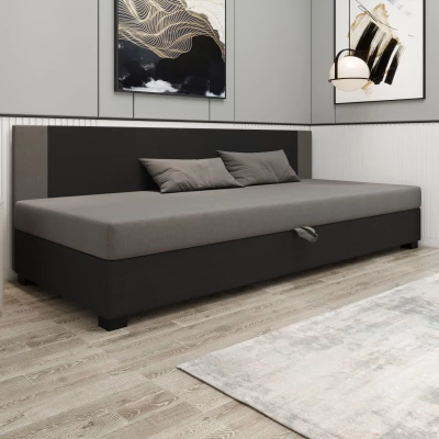 Čalouněná jednolůžková postel 90x195 ARIADNA BIZ 1 - šedá / světle šedá
