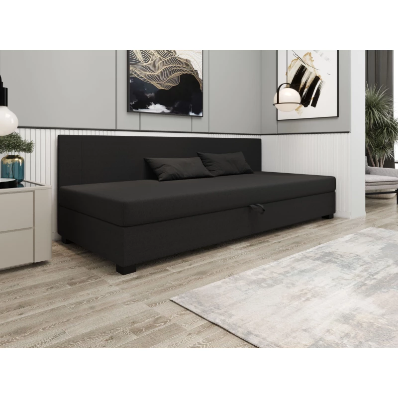 Čalouněná jednolůžková postel 90x195 ARIADNA BIZ 1 - šedá