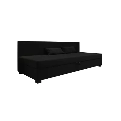 Čalouněná jednolůžková postel 90x195 ARIADNA BIZ 1 - černá