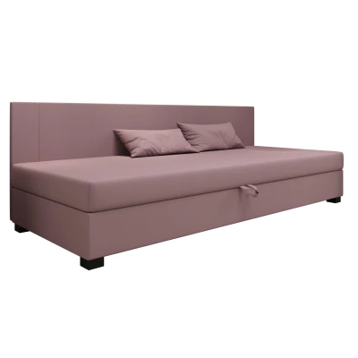 Čalouněná jednolůžková postel 90x195 ARIADNA BIZ 1 - růžová