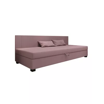 Čalouněná jednolůžková postel 90x195 ARIADNA BIZ 1 - růžová