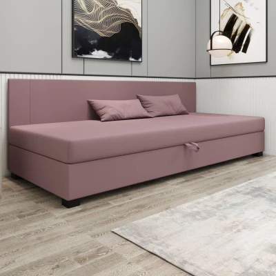 Čalouněná jednolůžková postel 90x195 ARIADNA BIZ 1 - růžová