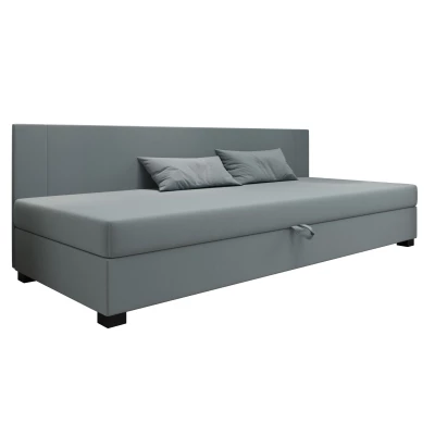 Čalouněná jednolůžková postel 90x195 ARIADNA BIZ 1 - modrošedá