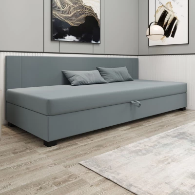 Čalouněná jednolůžková postel 90x195 ARIADNA BIZ 1 - modrošedá