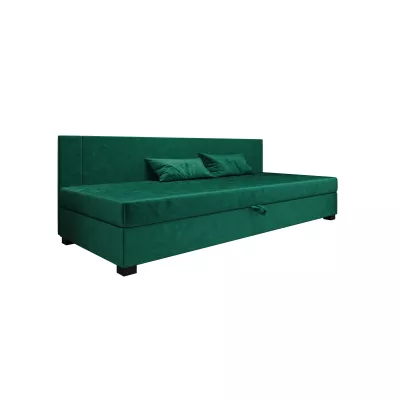 Čalouněná jednolůžková postel 90x195 ARIADNA BIZ 1 - zelená