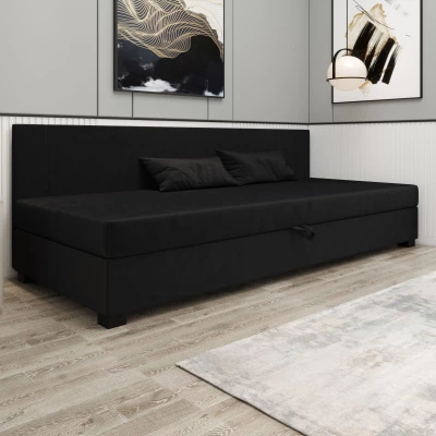 Čalouněná jednolůžková postel 90x195 ARIADNA BIZ 1 - grafitová