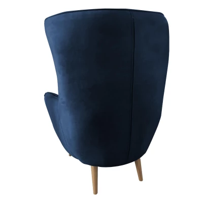 VÝPRODEJ - Designové křeslo ušák LEVI - tmavé béžové