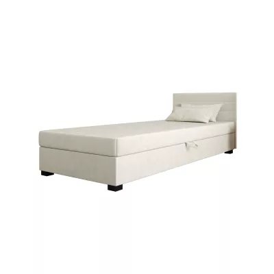Čalouněná postel 120x195 KASANDRA 2 s úložným prostorem - ecru