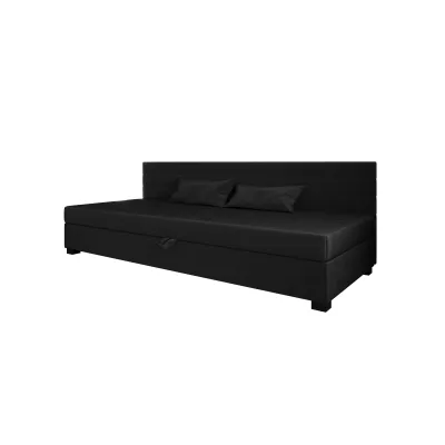 Čalouněná postel 110x195 KASANDRA BIZ 1 s úložným prostorem - grafitová