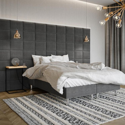 VÝPRODEJ - Čalouněný nástěnný panel 40x30 PAG - šedá