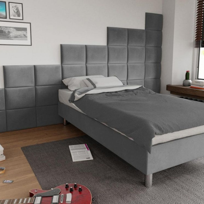 VÝPRODEJ - Čalouněný nástěnný panel 40x30 PAG - šedá