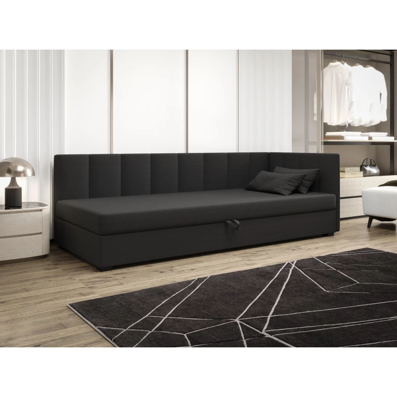 Jednolůžková postel 90x195 MANKA PLUS 2 - šedá