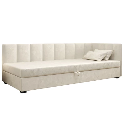 Jednolůžková postel 90x195 MANKA PLUS 2 - ecru