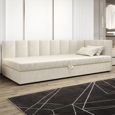 Jednolůžková postel 90x195 MANKA PLUS 2 - ecru