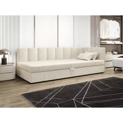 Jednolůžková postel 90x195 MANKA PLUS 2 - ecru