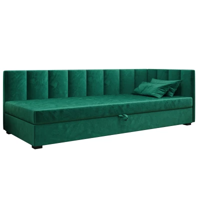 Jednolůžková postel 90x195 MANKA PLUS 2 - zelená