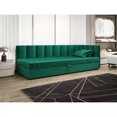 Jednolůžková postel 90x195 MANKA PLUS 2 - zelená