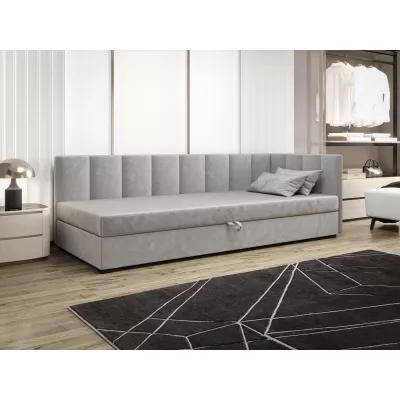 Jednolůžková postel 90x195 MANKA PLUS 2 - světle šedá