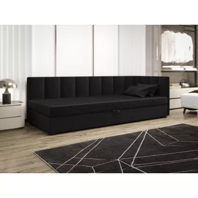 Jednolůžková postel 90x195 MANKA PLUS 2 - grafitová