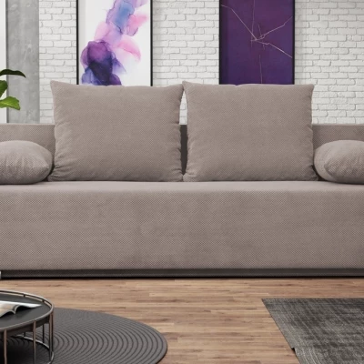 Rozkládací pohovka AFRODITA - světle hnědá