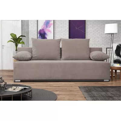 Rozkládací pohovka AFRODITA - světle hnědá