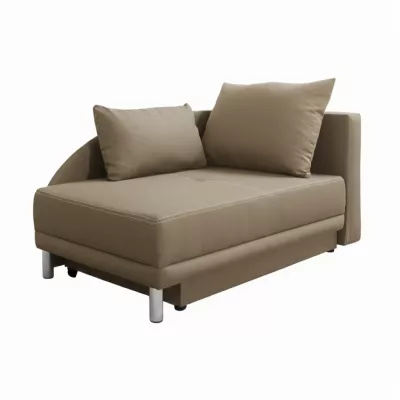 Dětská rozkládací pohovka ANASTAZJA - světle hnědá, pravá