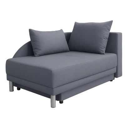 Dětská rozkládací pohovka ANASTAZJA - šedomodrá, pravá