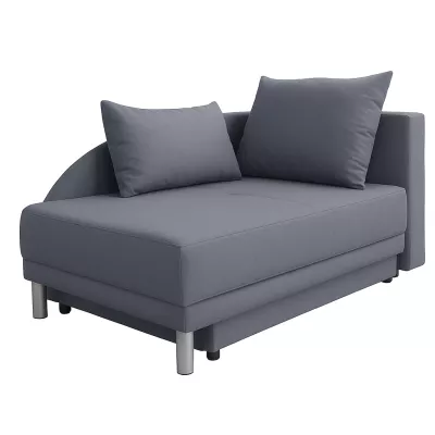 Dětská rozkládací pohovka ANASTAZJA - šedomodrá, pravá