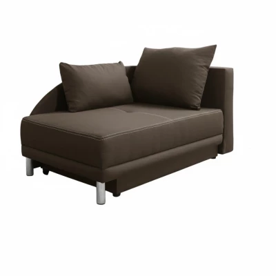 Dětská rozkládací pohovka ANASTAZJA - hnědá, pravá