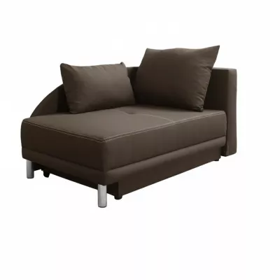 Dětská rozkládací pohovka ANASTAZJA - hnědá, pravá