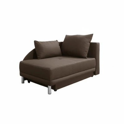 Dětská rozkládací pohovka ANASTAZJA - tmavě hnědá, pravá