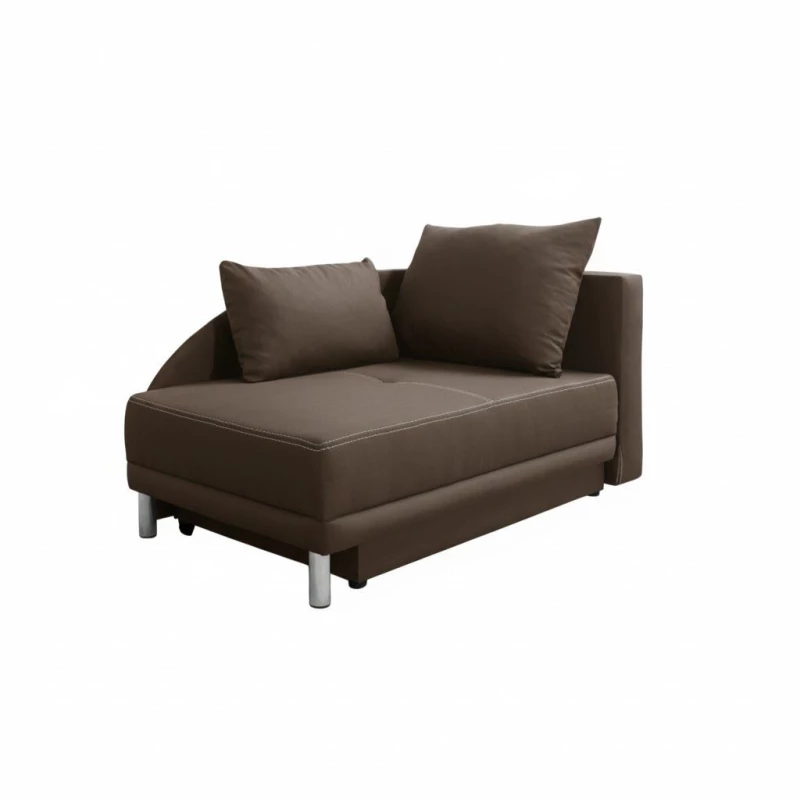 Dětská rozkládací pohovka ANASTAZJA - tmavě hnědá, pravá