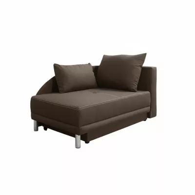 Dětská rozkládací pohovka ANASTAZJA - tmavě hnědá, pravá