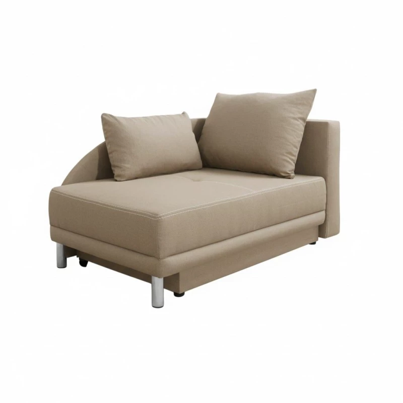 Dětská rozkládací pohovka ANASTAZJA - béžová, pravá