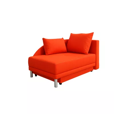 Dětská rozkládací pohovka ANASTAZJA - oranžová, pravá