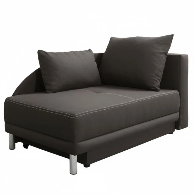 Dětská rozkládací pohovka ANASTAZJA - tmavě šedá, pravá