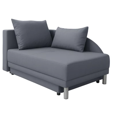 Dětská rozkládací pohovka ANASTAZJA - šedomodrá, levá