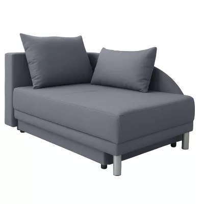 Dětská rozkládací pohovka ANASTAZJA - šedomodrá, levá