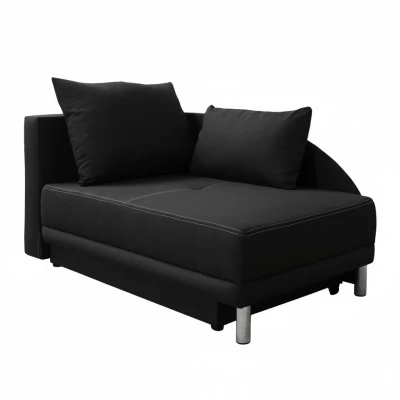 Dětská rozkládací pohovka ANASTAZJA - černá, levá