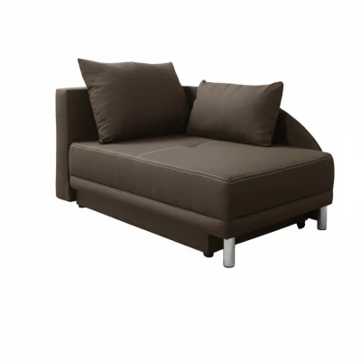 Dětská rozkládací pohovka ANASTAZJA - hnědá, levá