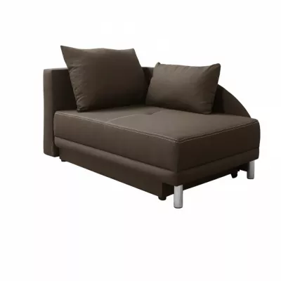 Dětská rozkládací pohovka ANASTAZJA - hnědá, levá