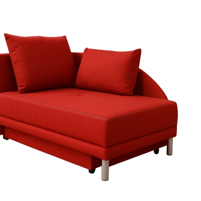 Dětská rozkládací pohovka ANASTAZJA - červená, levá