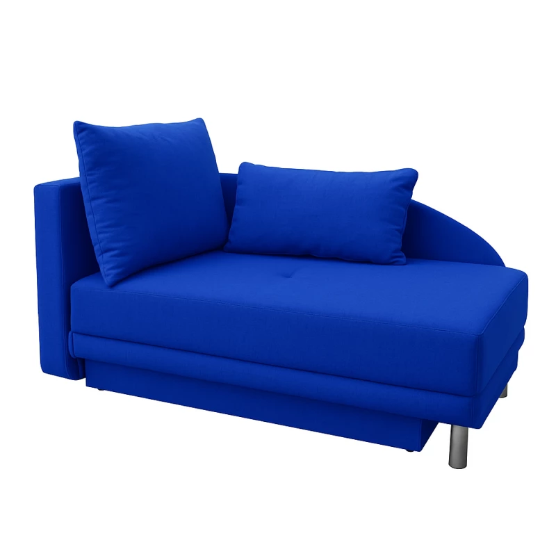 Dětská rozkládací pohovka ANASTAZJA - modrá, levá