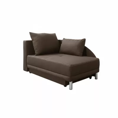 Dětská rozkládací pohovka ANASTAZJA - tmavě hnědá, levá