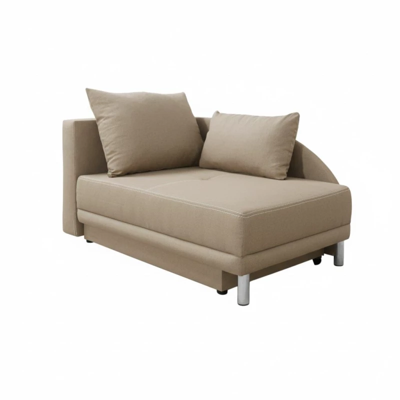 Dětská rozkládací pohovka ANASTAZJA - béžová, levá