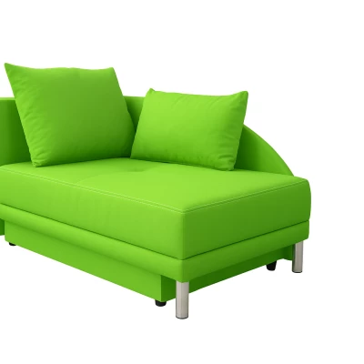 Dětská rozkládací pohovka ANASTAZJA - světle zelená, levá