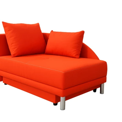 Dětská rozkládací pohovka ANASTAZJA - oranžová, levá