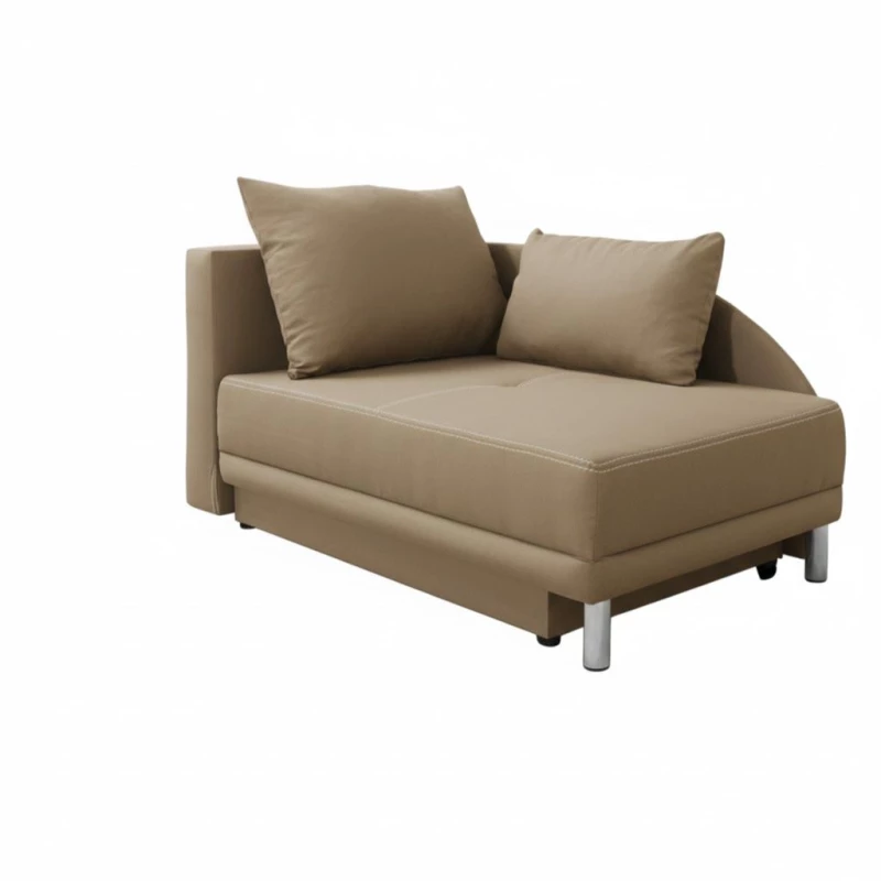 Dětská rozkládací pohovka ANASTAZJA - cappuccino, levá