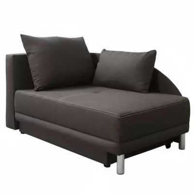 Dětská rozkládací pohovka ANASTAZJA - tmavě šedá, levá