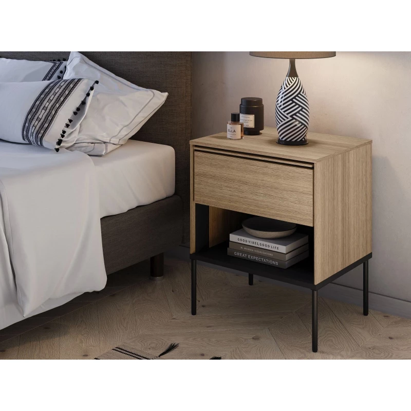 Noční stolek ANACORTES - dub